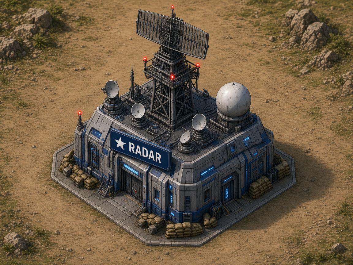 Concept art: USA radar station
