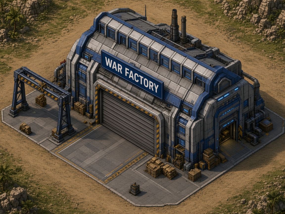 Concept art: USA war factory